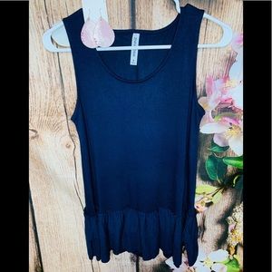 Ruffle bottom Zenana Top